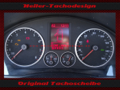 Tachoscheibe für VW Tiguan SEL 2009 160 Mph zu 260 Kmh