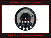 Tachoscheibe für Traktormeter Porsche Master Diesel