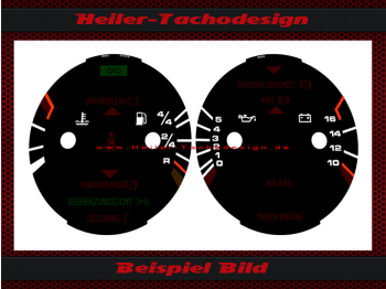 Tachoscheibe Außenteile für Porsche 928 944 944S 944S2 944 Turbo 1985 bis 1991 - 1