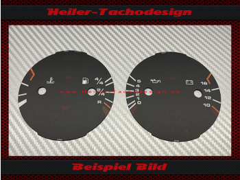 Tachoscheiben Außenteile Temperatur Tank Öl Batterie für Porsche 968 1992 bis 1995 - 2