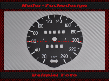 Speedometer Disc for BMW E9 240 Kmh