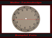 Uhr Zifferblatt f&uuml;r Mercedes 170V W136 W191 VDO
