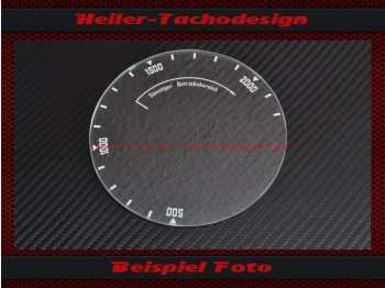 Speedometer Tachometer Glass Traktormeter Eicher EM 235