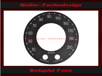 Speedometer Sticker for Triumph TR5 TR6 without Removal of the pointer Scale - 1