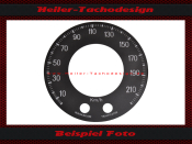 Tacho Aufkleber Triumph TR5 TR6 ohne Abnahme des Zeigers...