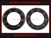 Speedometer + Tachometer Sticker for Mercedes W111 W112...