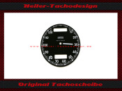 Speedometer dial HRD VINCENT 0-120 MPH from 1950 Ø 73,5 mm