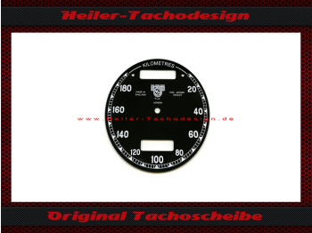 Tachoscheibe für Norton BSA Triumph Ariel Smiths Chronometric HRD Vincent 0-180 Kmh von 1946 Ø73,5 mm