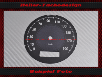 Speedometer Disc for Harley Davidson Dyna Low Rider FXDL 2015 Ø80 Mph to Kmh