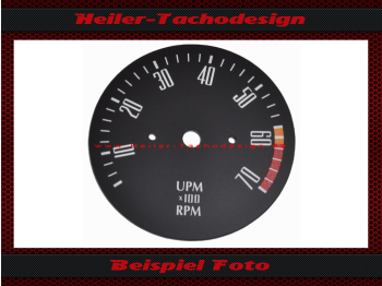 Drehzahlmesser Scheibe Opel Kadett B 7000 Rpm