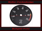 Drehzahlmesser Scheibe Opel Kadett B 7000 Rpm