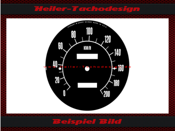 Speedometer Disc for Harley Davidson EVO 1340 Shovelhead Panhead 1974 Mph zu Kmh