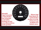 Speedometer Disc for Harley Davidson Dyna Low Rider FXDL 1999 to 2000 Ø80 Mph to Kmh
