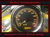 Speedometer Disc for Harley Davidson Dyna Low Rider FXDL 1999 to 2000 Ø80 Mph to Kmh