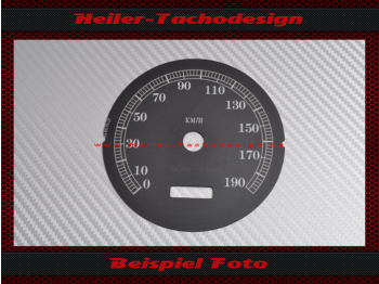 Speedometer Disc for Harley Davidson Road King 1999 2000 Ø100 Mph to Kmh