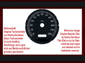 Speedometer Disc for Harley Davidson Road King 1999 2000 Ø100 Mph to Kmh