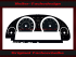Speedometer dials for BMW F10 F11 F12 F18 5 Series large display 160 Mph to 260 Kmh 7500 UPM