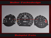 Tachoscheiben für Mercedes W124 AMG E Klasse 320 Kmh