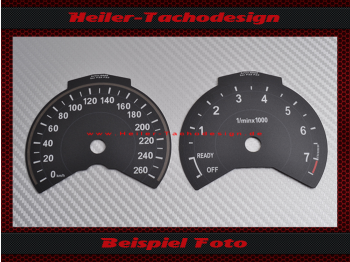 Speedometer Discs for BMW 1 Series 2 Series X1 F20 F22 F23 F45 F48 160 Mph to 260 Kmh 7500 UPM