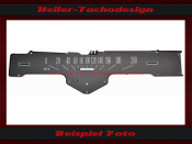 Tacho Aufkleber für 1967 Ford Galaxie 500 oder LTD 120 Mph zu 200 Kmh