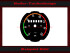 Satz Speedometer Disc for Opel Kadett B