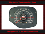 Speedometer Sticker for Ford Mustang 1969 to 1970 Shelby...