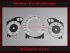 Speedometer Disc for Mercedes W211 E Class W209 CLK W219 CLS AMG Design