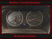 Tachoscheibe für BMW 1er 2er X1 F20 F21 F22 F23 F45 F46 F48 Sport Benzin Mph zu Kmh - 2