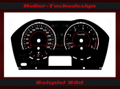 Speedometer disc for BMW 1 Series 2 Series X1 F20 F21 F22 F23 F45 F46 F48 Sport 160 Mph to 260 Kmh 6000 UPM