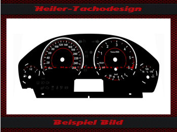 Tachoscheibe für BMW F30 F31 F32 F33 F34 Vorfacelift Sport Diesel Mph zu Kmh km/l