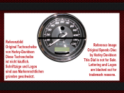Speedometer Sticker for Harley Davidson E Glide Ultra Classic FLHTCU 2012 Ø80 Mph to Kmh