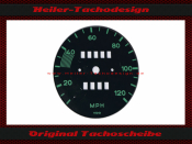 Speedometer Sticker for Porsche 356 without Abnahme des...
