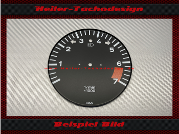 Drehzahlmesser Zifferblatt für Porsche 911 930 7000 UPM 1/minx1000
