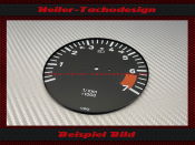 Tachometer Disc for Porsche 911 930 7000 Red Area from 6300