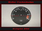 Tachometer dial for Porsche 911 930 7000 RPM 1/minx1000