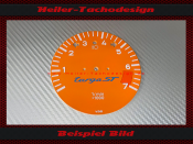 Drehzahlmesser Zifferblatt für Porsche 911 930 7000 UPM 1/minx1000