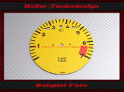 Drehzahlmesser Zifferblatt für Porsche 911 930 7000 UPM 1/minx1000