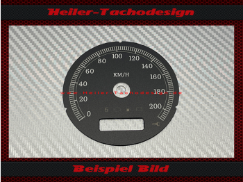 Speedometer Disc for Harley Davidson Sportster 883 48 Nightster 2008 to 2013 Ø80 Mph to Kmh