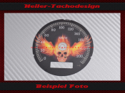 Tachoscheibe für Harley Davidson Sportster 48 Nightster 2008 bis 2013 Ø80 Mph zu Kmh