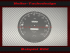 Speedometer Disc for Jaguar XK 150 Ø 110,0 mm 2 Holes Mph to Kmh