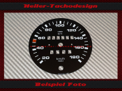 Speedometer Disc for VW T3 Bus 180 Kmh