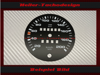Tachoscheibe für VW T3 Bus 200 Kmh