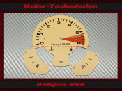 Tachometer Dial for VW T3 Bus to 6 RPM - 1