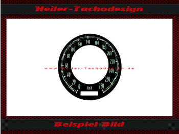Speedometer sticker for Chevrolet Corvette C2 1963 280 kmh 1963 to 1964