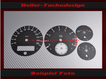 Speedometer Disc for BMW Z8 E52 260 Kmh