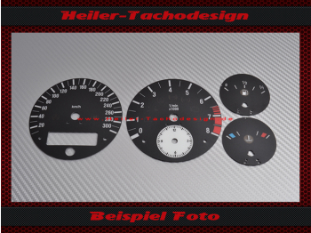 Tachoscheibe für BMW Z8 E52 300 Kmh
