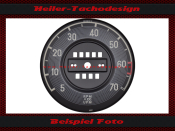 Tachometer Sticker for Mercedes W111 W112 300SE Tail Fin - 1