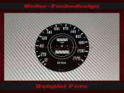Speedometer Disc for Morgan + 4 Construction Year 1967...