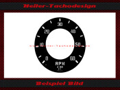 Speedometer sticker Morgan +4 Year 1967