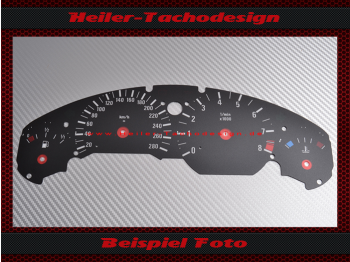 Tachoscheibe für BMW Z3 E36 M3 280 Kmh